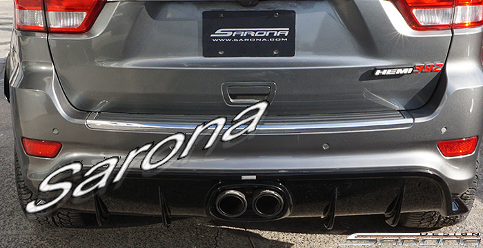 Custom Jeep Grand Cherokee  SUV/SAV/Crossover Rear Lip/Diffuser (2011 - 2020) - $690.00 (Part #JP-003-RA)